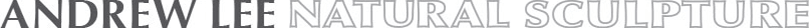Andrew Lee Natural Sculpture text logo